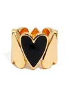 Bimba Y Lola Hearts Shape Ring In Gold