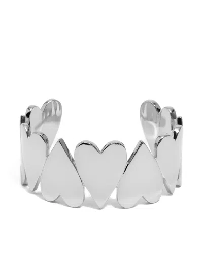 Bimba Y Lola Heart-shaped Bracelet In Metallic