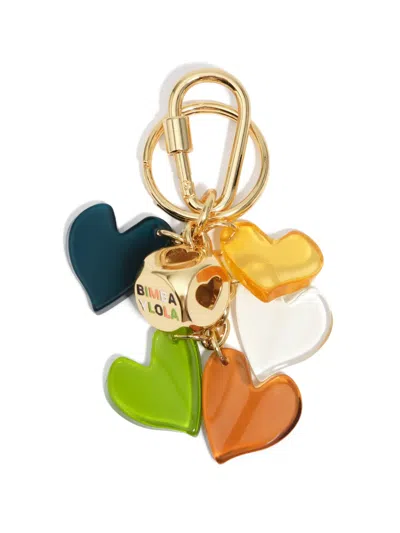 Bimba Y Lola Heart-shaped Keychain In Multi