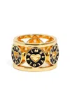 Bimba Y Lola Ring With Heart Logo In Gold