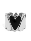 Bimba Y Lola Hearts Shape Ring In Metallic