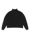 Bimba Y Lola High-neck Openwork Sweater In Black