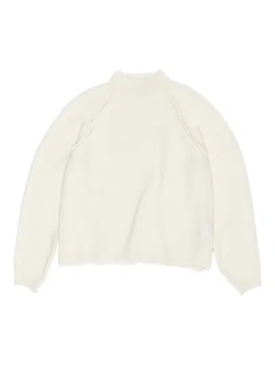 Bimba Y Lola High-neck Openwork Sweater In Multi