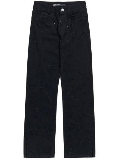 Bimba Y Lola High-waisted Trousers In Black