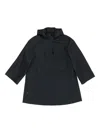 Bimba Y Lola Hooded Button-fastening Raincoat In Blue