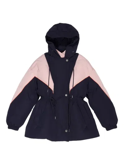 Bimba Y Lola Hooded Coat In Black