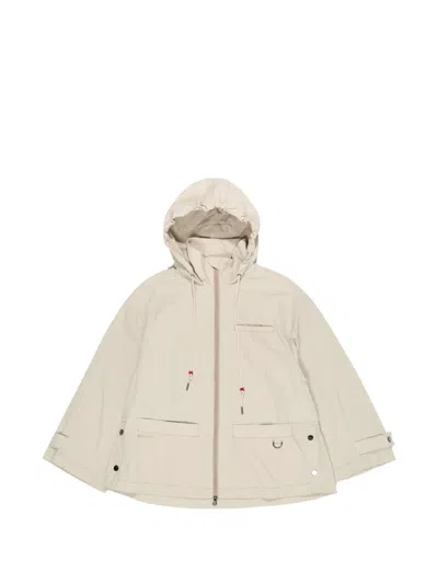 Bimba Y Lola Hooded Jacket In Neutral