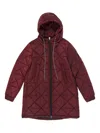 Bimba Y Lola Hooded Puffer Coat In Red
