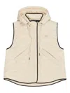 Bimba Y Lola Hooded Quilted Gilet In White