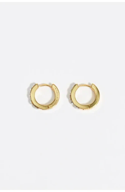 BIMBA Y LOLA BIMBA Y LOLA HOOP CRYSTALS EARRINGS