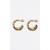 Bimba Y Lola Hoop Earrings In Gold