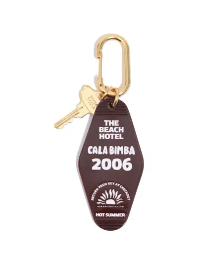 Bimba Y Lola Hotel-charm Carabiner Keyring In Multi