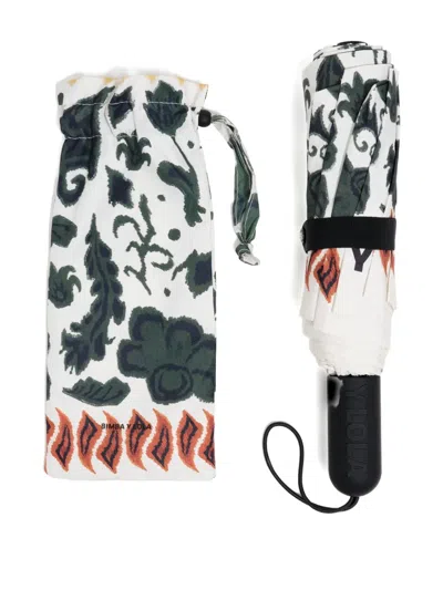 Bimba Y Lola Ikatmix-print Umbrella In White