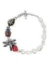 Bimba Y Lola Insect-embellished Necklace In Multi