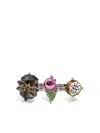 Bimba Y Lola Insect-embellished Ring In Multi