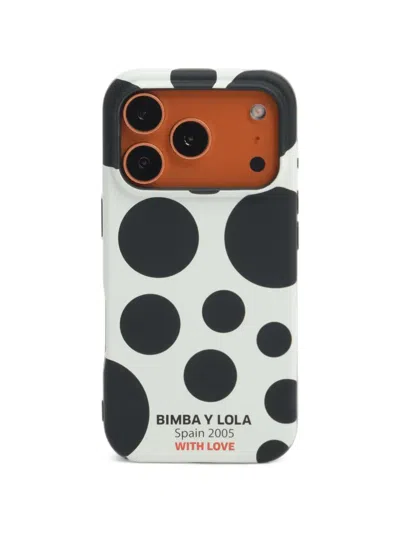 Bimba Y Lola Iphone 17 Pro Max Dots Hard Case In White