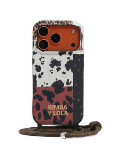 Bimba Y Lola Iphone 17 Pro Patchwork Pony Hard Case In Multi