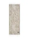 Bimba Y Lola Jacquard Snake-print Scarf In Neutral