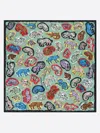 Bimba Y Lola Jungle-print Scarf In Green
