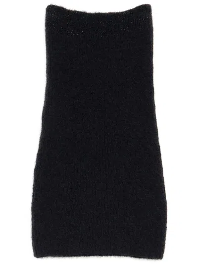 Bimba Y Lola Knit Mini Dress In Black