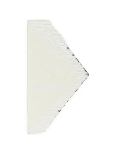Bimba Y Lola Knit Triangle With Fringing In White