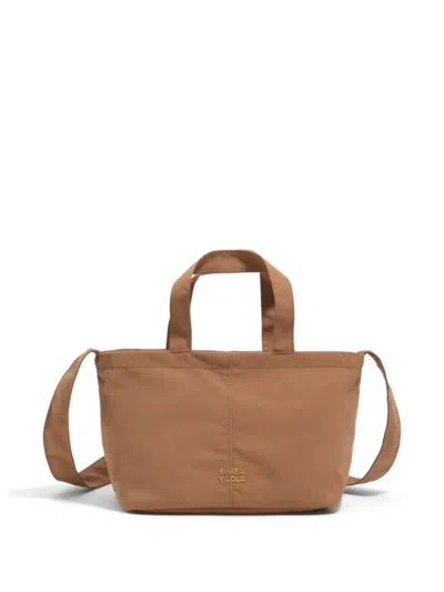 Bimba Y Lola Knot-detail Cross-body Bag In Brown