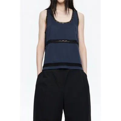 Bimba Y Lola Lace Top In Blue