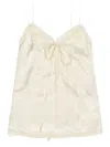 Bimba Y Lola Lace-trimmed Tank Top In Neutral