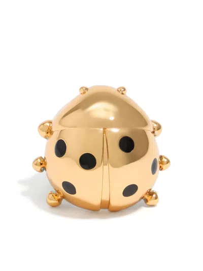 Bimba Y Lola Ladybug Two-tone Ring In Gold