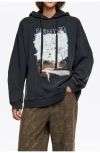 Bimba Y Lola Landscape Logo Hoodie In Black