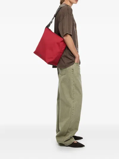 Bimba Y Lola Large Carlino Adjustable-strap Cross Body Bag In Red