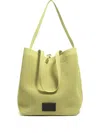Bimba Y Lola Large Chihuahua Knit-mesh Tote Bag In Green