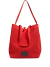 Bimba Y Lola Large Chihuahua Shoulder Bag In Red