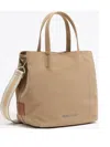 Bimba Y Lola Large Chihuahua Tote Bag In Brown