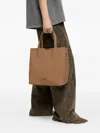 Bimba Y Lola Large Chihuahua Tote Bag In Brown