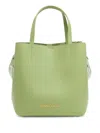Bimba Y Lola Large Chihuahua Tote Bag In Green