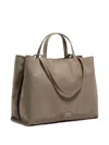 Bimba Y Lola Large Chihuahua Zip-top Tote Bag In Burgundy