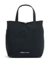 Bimba Y Lola Large Gabardine Chihuahua Tote Bag In Blue