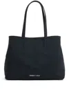 Bimba Y Lola Large Gabardine Chihuahua Tote Bag In Grey