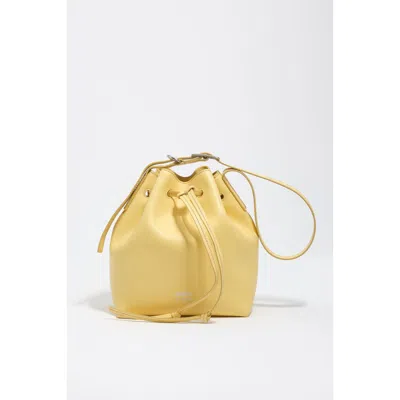 Bimba Y Lola Large Leather Carlino Bucket Bag In Purple