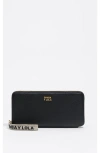 Bimba Y Lola Large Leather Horizontal Wallet In Multi