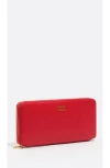 Bimba Y Lola Large Leather Horizontal Wallet In Red
