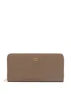 Bimba Y Lola Large Logo-lettering Wallet In Brown