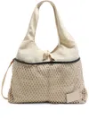 Bimba Y Lola Large Logo Tote Bag In White