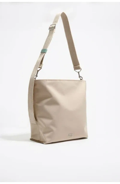 Bimba Y Lola Large Nylon Carlino Bag In Neutral
