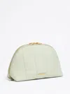 Bimba Y Lola Medium Quilted Make Up Bag In Green