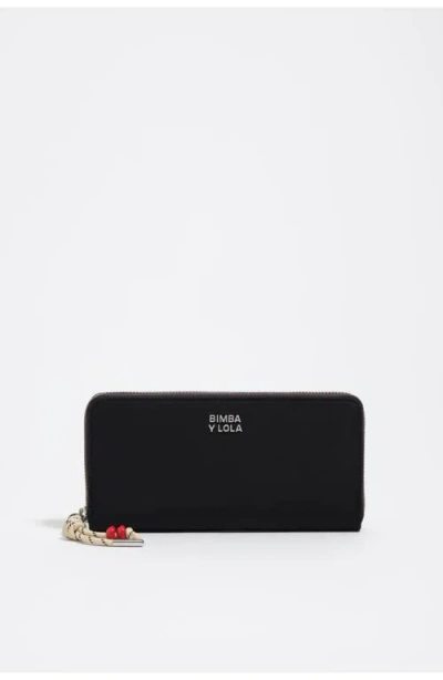 Bimba Y Lola Large Wallet In Black