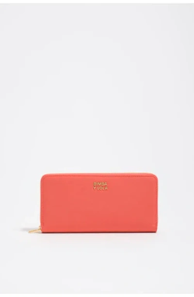 Bimba Y Lola Large Wallet In Orange