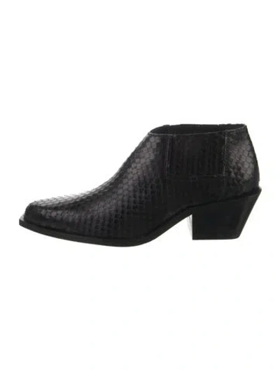 Pre-owned Bimba Y Lola Leather Boots In Black
