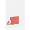 Bimba Y Lola Leather Card Holder In Pink